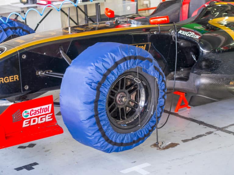 Why Are F1 Tires Covered?